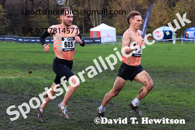 Senior Mens and Under-23s 2025 Liverpool Cross Challenge, Sefton Park, Saturday, November 22th. Photo: David T. Hewitson/Sports for All Pics